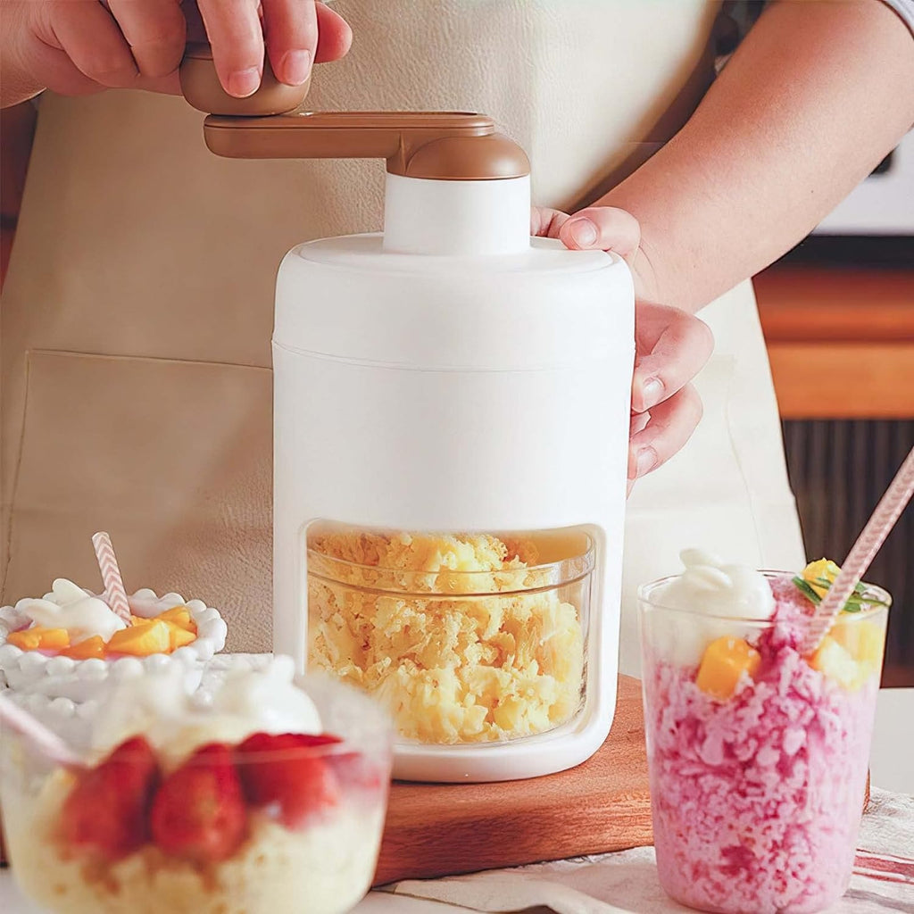 Manual Ice Crusher Shaved Ice Maker