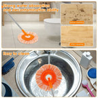 SpinClean Pro — 360° Microfiber Spin Mop with Easy Wringer