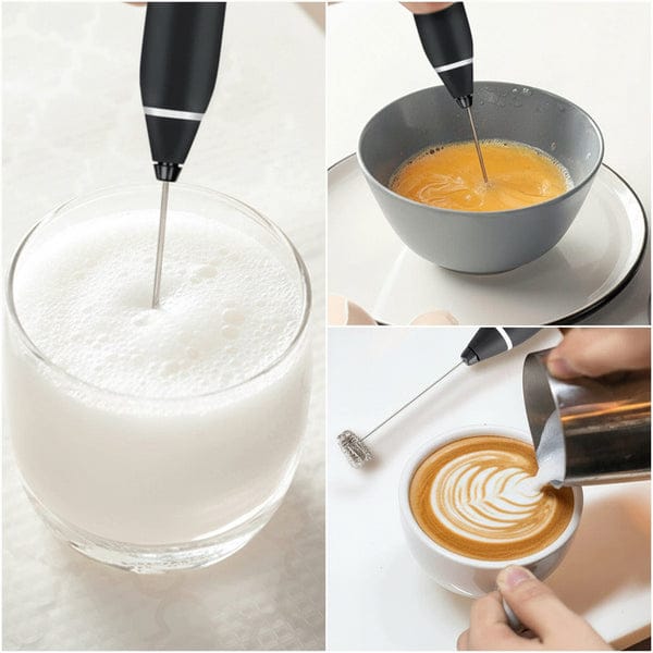 2-in-1 USB Rechargeable Milk Frother & Egg Whisk