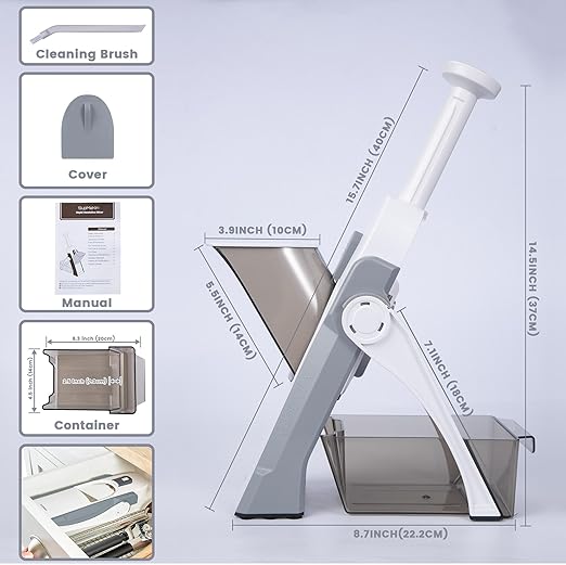 SliceGuard Pro — Safe Mandoline Slicer & Vegetable Cutter