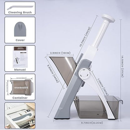 SliceGuard Pro — Safe Mandoline Slicer & Vegetable Cutter