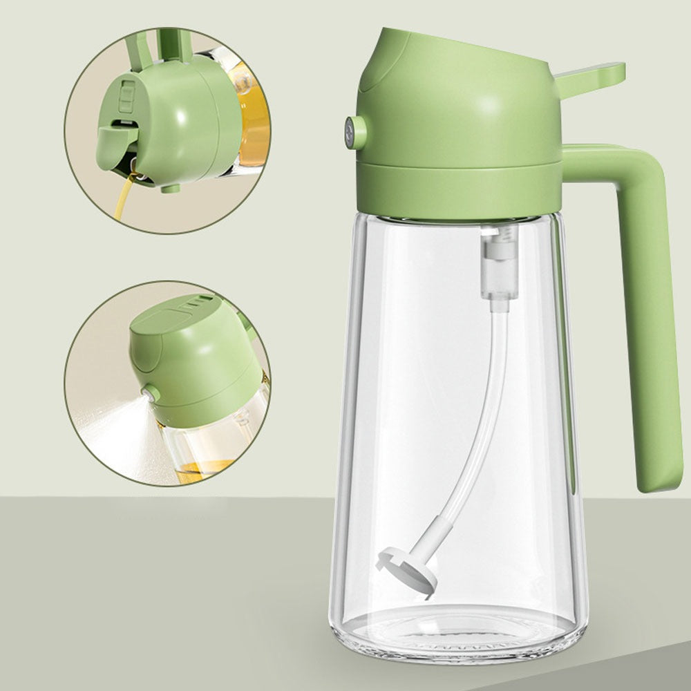 2-In-1 Oil Sprayer Bottle For Cooking & BBQ