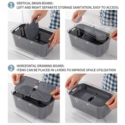 22-in-1 Multifunctional Vegetable Cutter with Storage Basket