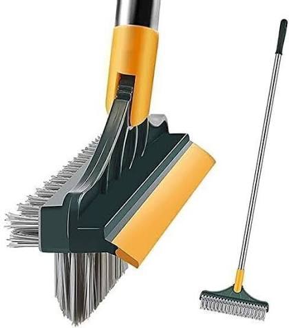 FlexClean 3-in-1 Extendable Floor Brush & Wiper