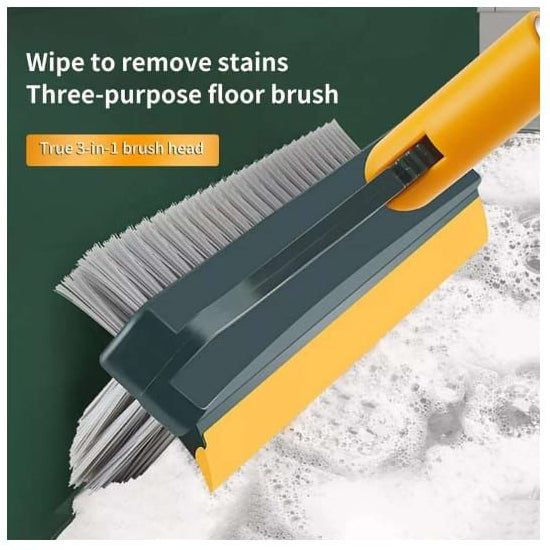 FlexClean 3-in-1 Extendable Floor Brush & Wiper